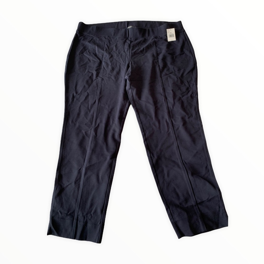 The Limited Ponte Pants 20W Skinny Pull On Navy
